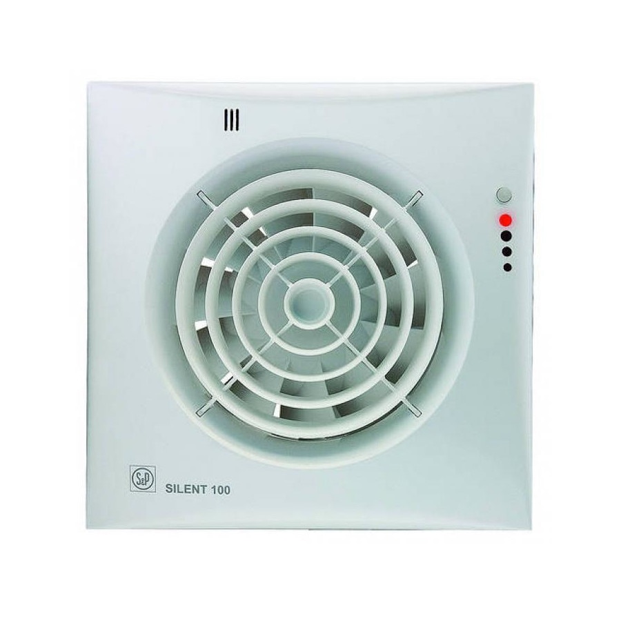 Ventilator axial de baie Soler & Palau Silent Visual 100 CHZ, diametru 100 mm, 95 mc/h