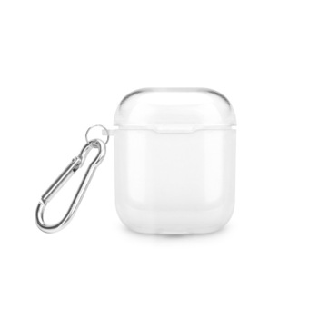 Husa cu holder pentru AirPods Transparenta Husa cu holder pentru AirPods Transparenta