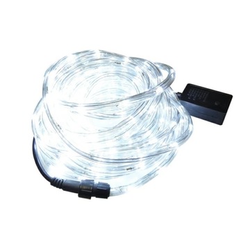 Instalatie Tip Furtun Luminos LED pentru Craciun, Lumina Alba, Exterior Interior, Lungime 10m, 200 LED-uri Instalatie Tip Furtun Luminos LED pentru Craciun, Lumina Alba, Exterior Interior, Lungime 10m, 200 LED-uri