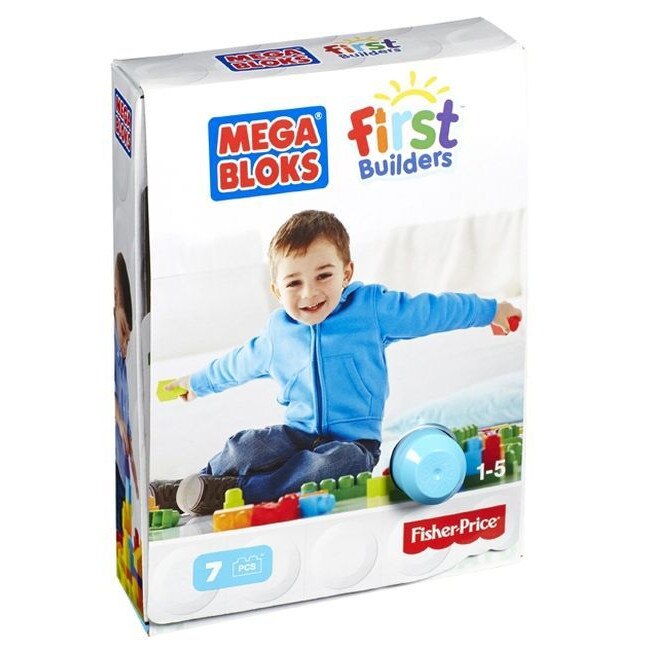 Set de construit cu Mega Bloks Fisher, 7 piese Multicolor