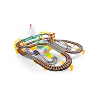 Sine circuit AliBibi cu tren, pasarela luminata , muzica si lumini, 49 piese