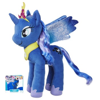 Jucarie de Plus My Little Pony, Luna cu parul lung, 30 cm Jucarie de Plus My Little Pony, Luna cu parul lung, 30 cm