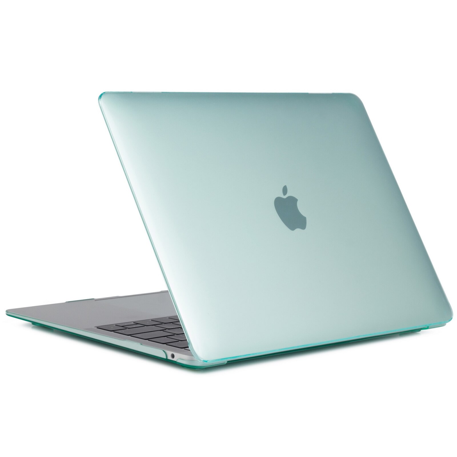 Protectie carcasa pentru Macbook Pro Retina 15 Inch A1707, A1990, 2016 - 2019 Mint Green Transparent