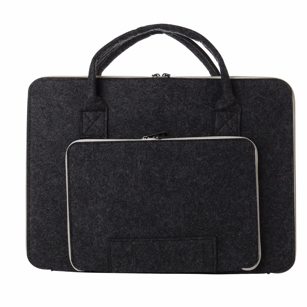 Geanta transport pentru MacBook de 13 Inch de Pasla Negru