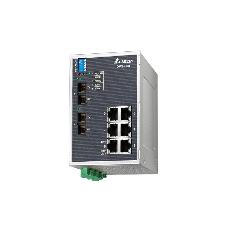 Switch ethernet industrial, fara management, 6 x RJ45, 12 - 48 VDC, singlemode 30 km, compatibil cu protocoalele EtherNet/IP, Profinet, CC-LINK IE si DNP 3.0