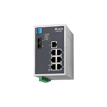 Switch ethernet industrial, fara management, 7 x RJ45, 12 - 48 VDC, singlemode 30 km, compatibil cu protocoalele EtherNet/IP, Profinet, CC-LINK IE si DNP 3.0 Switch ethernet industrial, fara management, 7 x RJ45, 12 - 48 VDC, singlemode 30 km, compatibil cu protocoalele EtherNet/IP, Profinet, CC-LINK IE si DNP 3.0