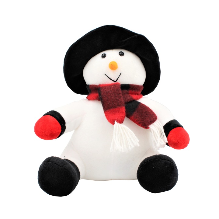 Jucarie din plus, Snowman Soft Toy 8”, om de zapada