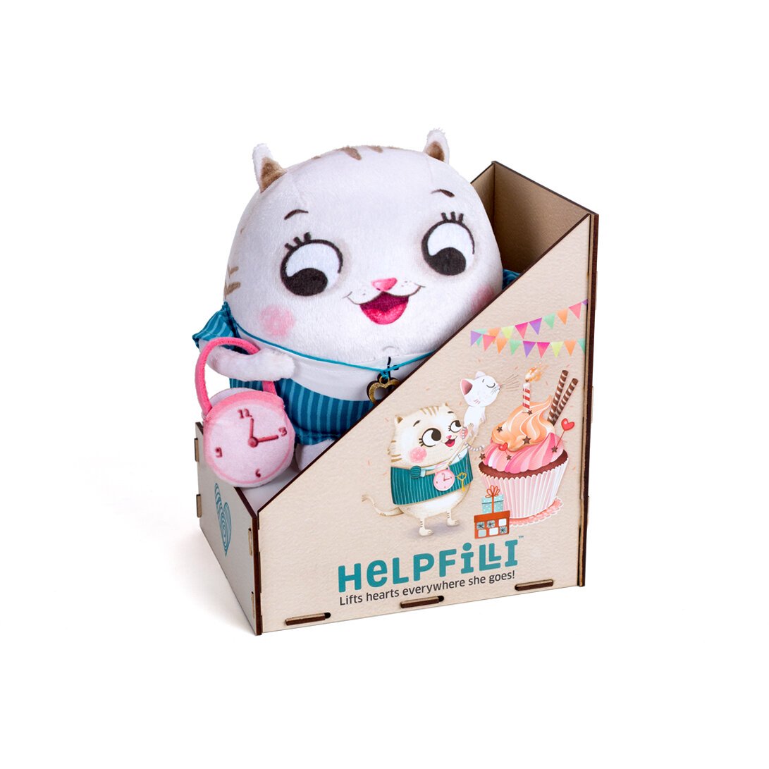 Pisicuta cu surprize Helpfilli Chalk and Chuckles