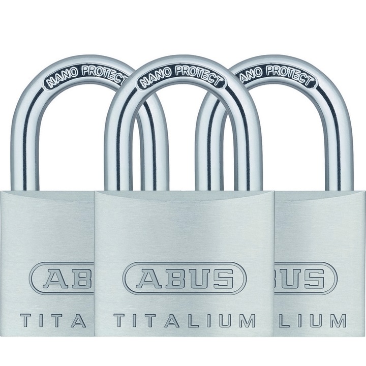 Lacat Titalium ABUS 727/40mm Triples, 4 chei
