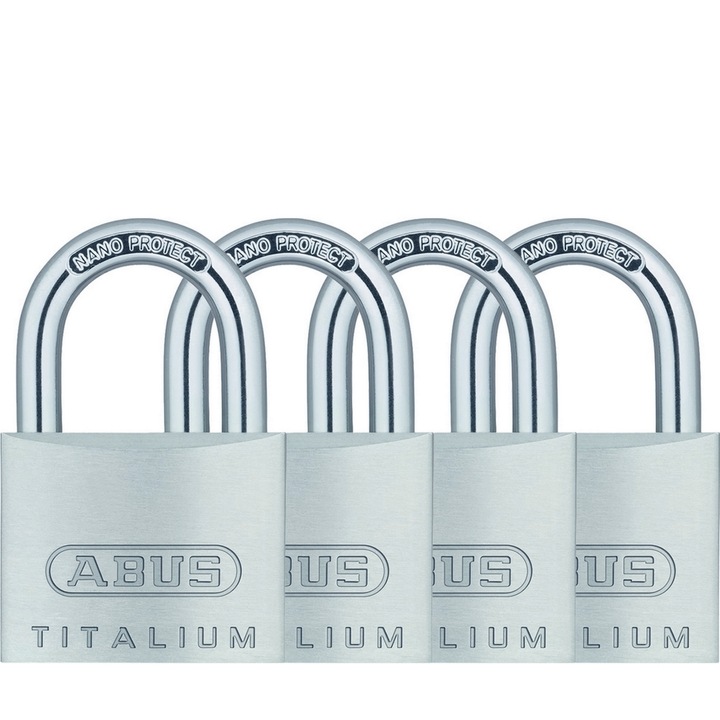 Lacat Titalium ABUS 727/40mm Quads, 4 chei