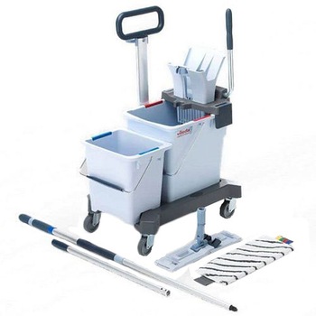 Carucior de curatare cu 2 galeti Vileda Ultraspeed Pro 147207 Carucior de curatare cu 2 galeti Vileda Ultraspeed Pro 147207