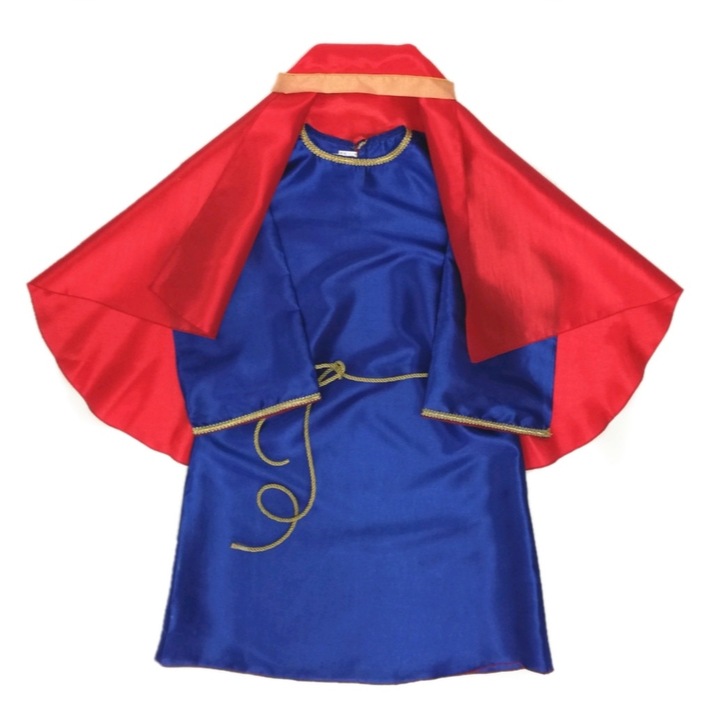 Costum Fecioara Maria 5-6 ani, Flavis, Multicolor