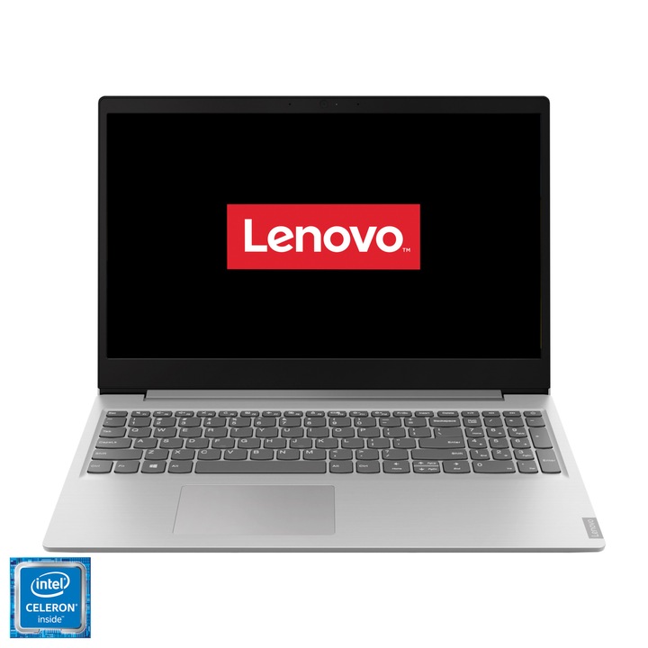 Laptop Lenovo Ideapad S145-15IWL cu procesor Intel® Celeron 4205U 1.80 GHz, 15.6", HD, 4GB, 128GB SSD M.2, Intel UHD Graphics 610, Free DOS, Grey