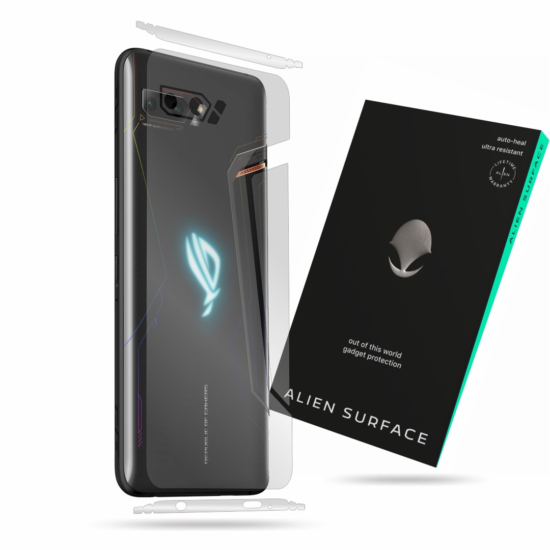 Folie Alien Surface, Asus ROG Phone II ZS660KL, protectie spate, laterale