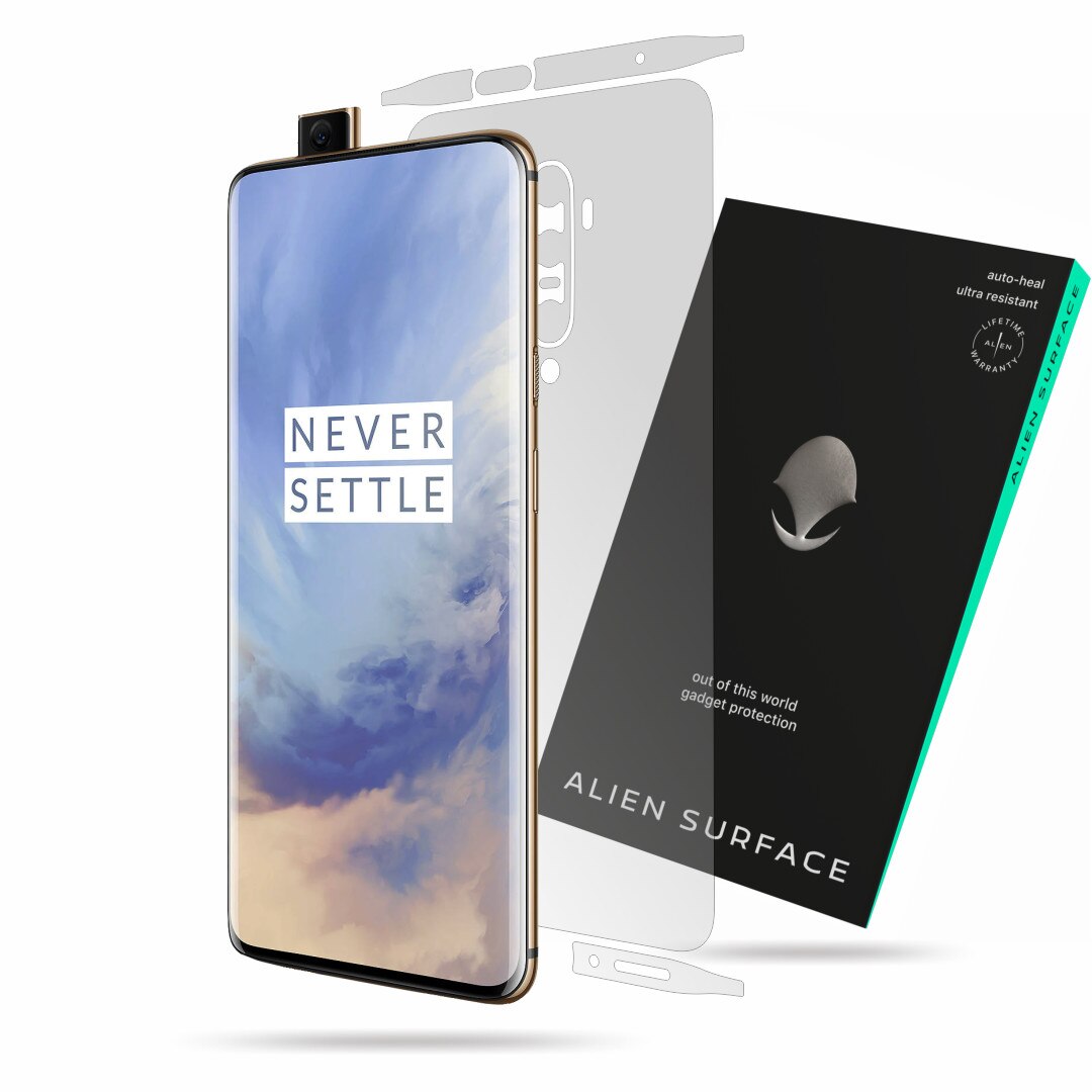 Folie Alien Surface, OnePlus 7T Pro, protectie spate, laterale