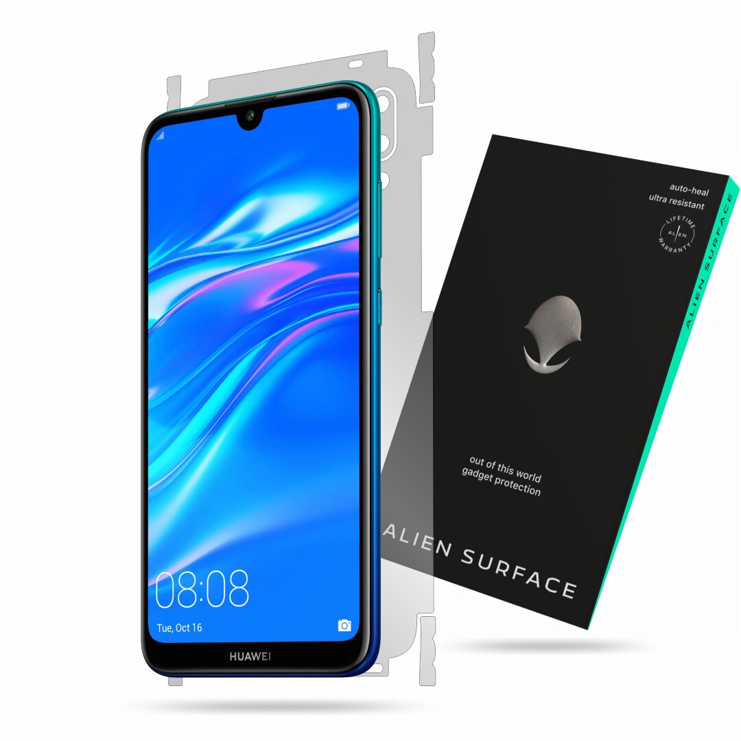 Folie Alien Surface, Huawei Y7 (2019), protectie spate, laterale