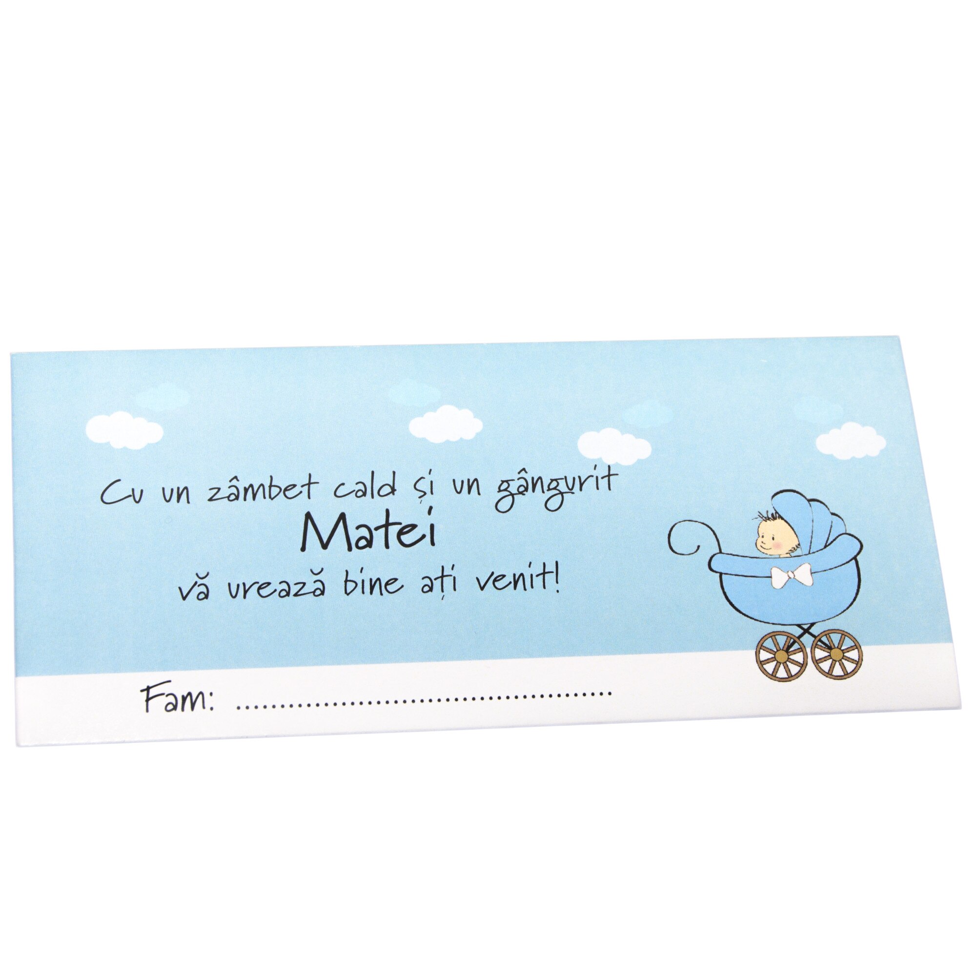 Plic de bani botez, PB1932, Set 10 buc