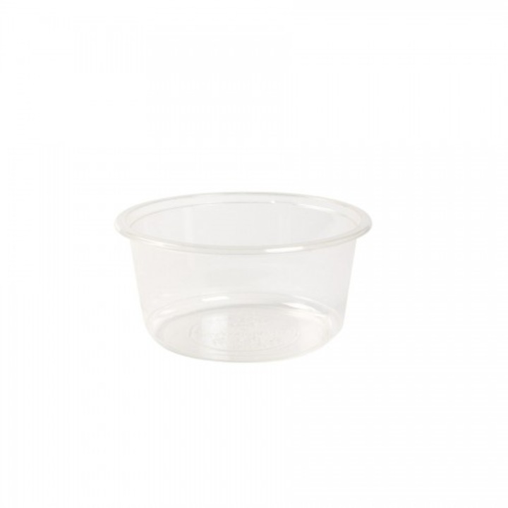 Átlátszó biológiailag lebomló tálak, PLA, 700 ml, 50 db-os készlet