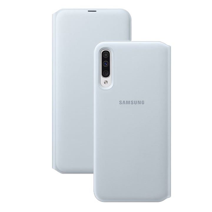Оригинален Samsung Flip Wallet Case Samsung Galaxy A50 Бял