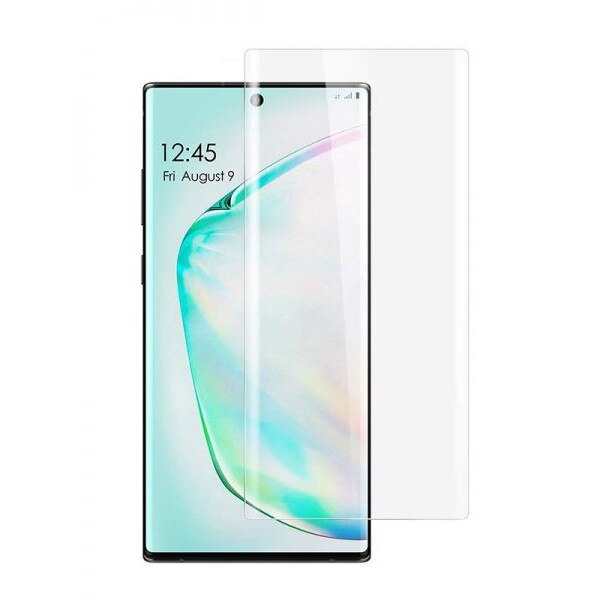 Folie Sticla Curbata compatibila cu Samsung Galaxy Note 10 Plus, Transparent
