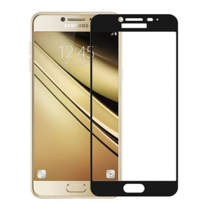 Védőfólia Full Glue Secure glass for Huawei P Smart, fekete