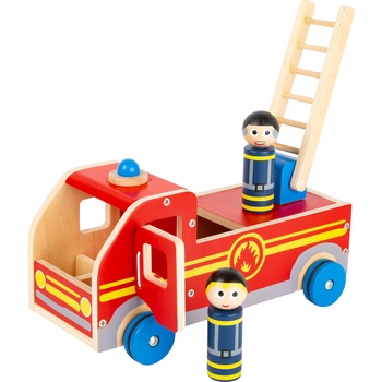Masina pompieri XL, Legler, din lemn, cu accesorii Masina pompieri XL, Legler, din lemn, cu accesorii