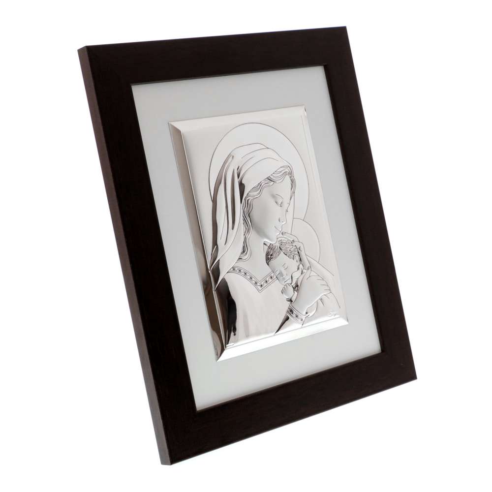 Tablou Mare Cu Rama De Lemn Fecioara Maria