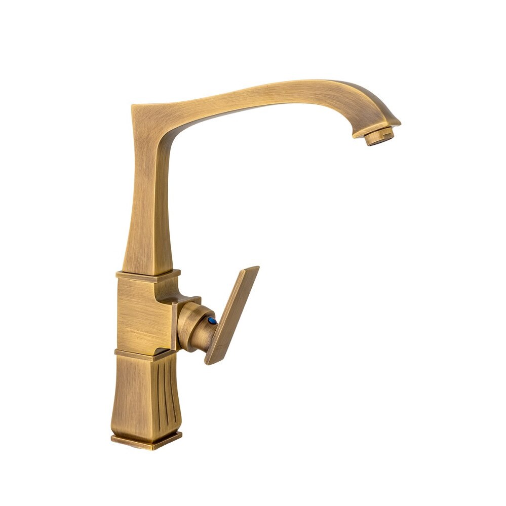 Baterie lebada, montare chiuveta bucatarie, bronz antichizat TRENDY S