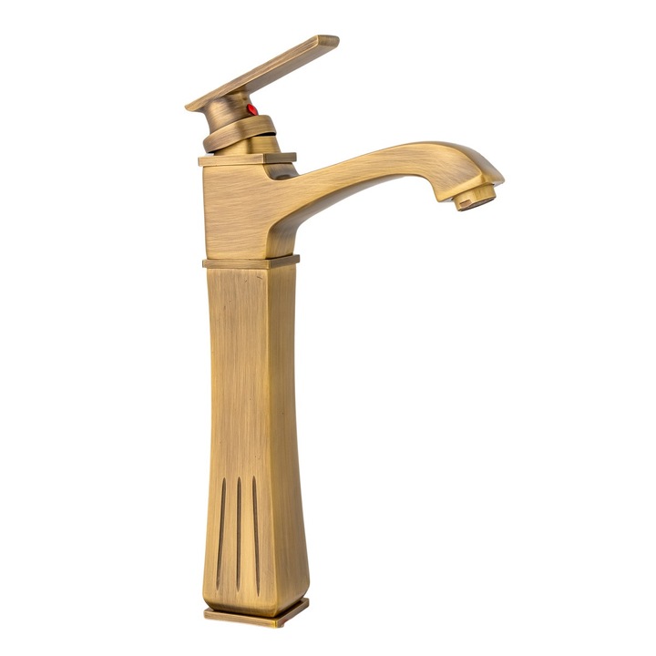 Baterie lavoar montare pe balt, bronz antichizat TRENDY S