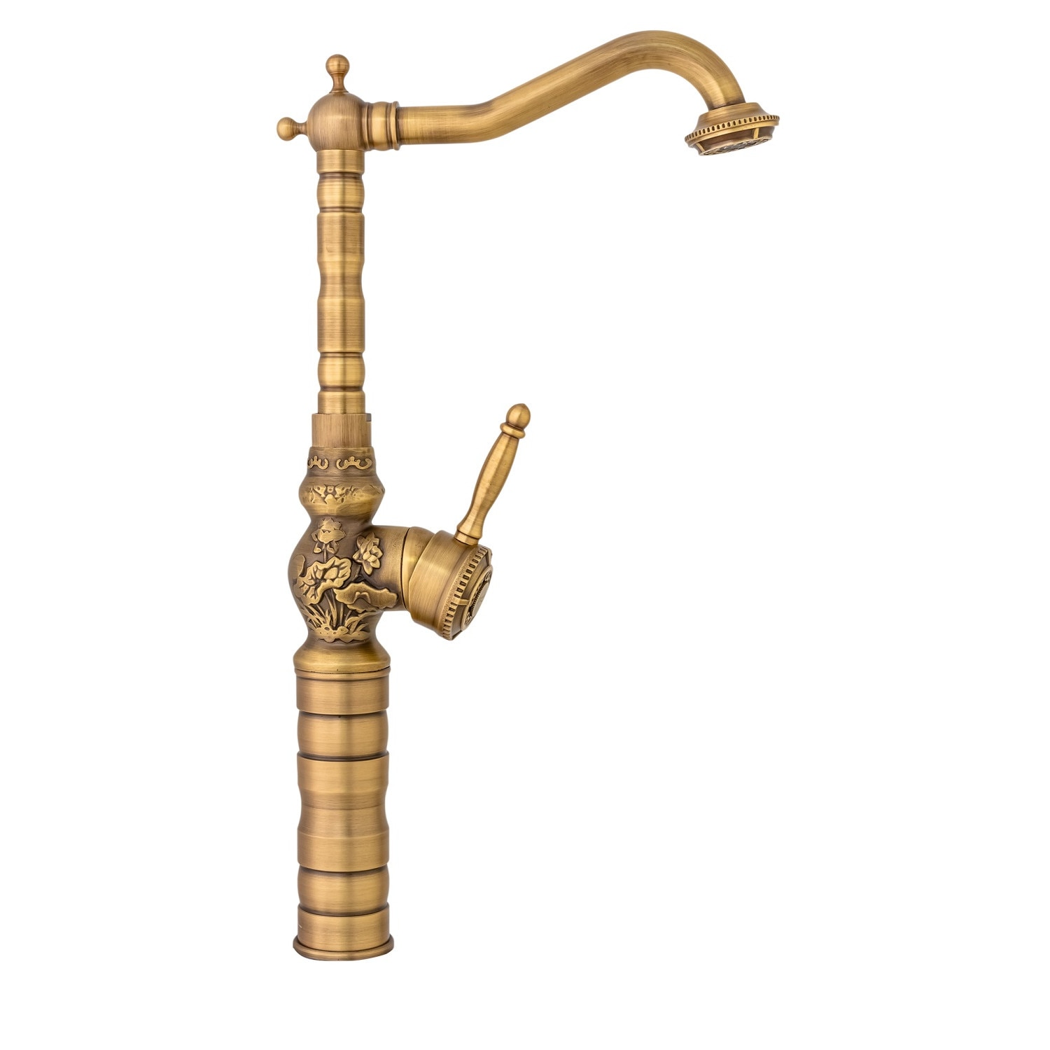 Baterie bucatarie lebada , model cu broderie , bronz antichizat TRENDY S