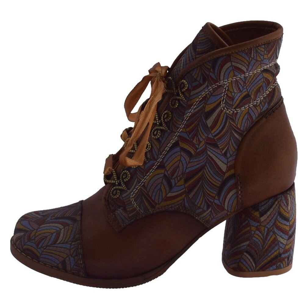 Botine dama, din piele naturala, marca Stefano, 15902003-02-135, maro, Maro, 37