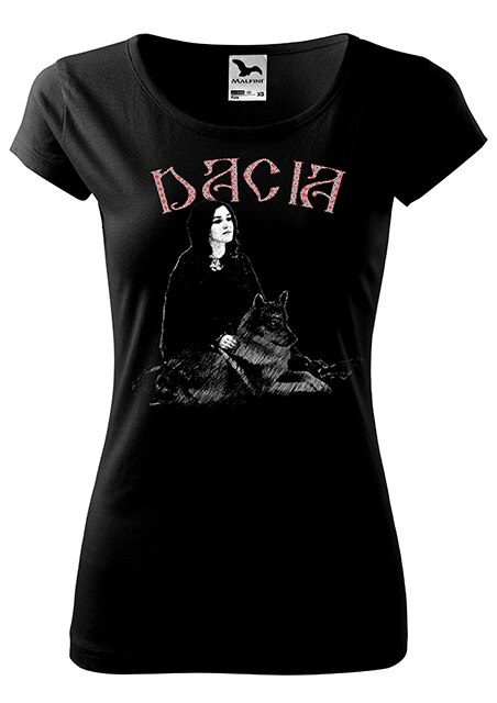 Tricou cu maneca scurta , K-off ,negru ,Dacia