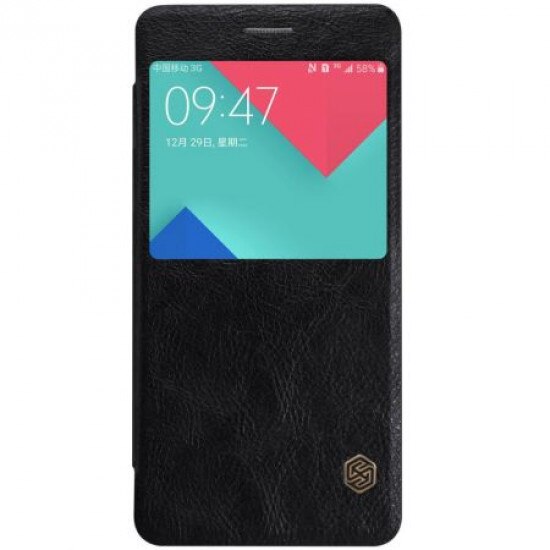 Husa Fusion Samsung Galaxy A5 2017 Nillkin Qin Flip Negru