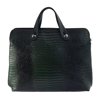 Genti dama, din piele naturala, marca Desisan, 2939-C2CR-19-26, verde inchis Genti dama, din piele naturala, marca Desisan, 2939-C2CR-19-26, verde inchis