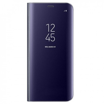 Husa Fusion Samsung Galaxy S8 Flip Cover Oglinda Albastru Husa Fusion Samsung Galaxy S8 Flip Cover Oglinda Albastru