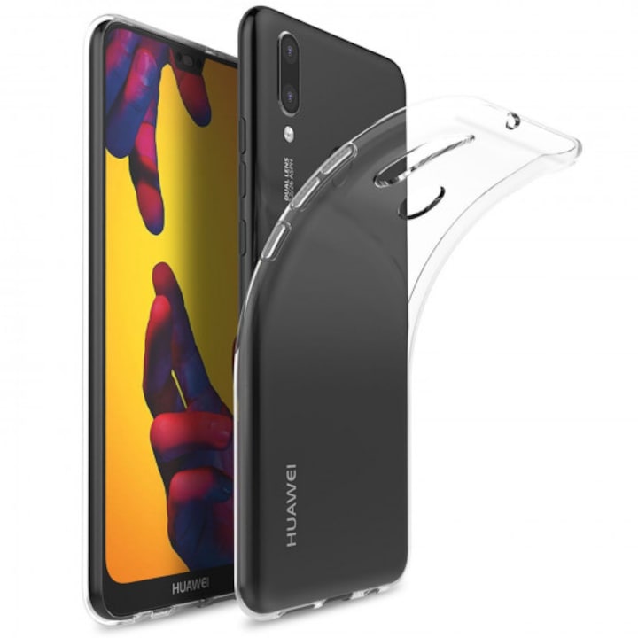 Husa Fusion Huawei P20 Lite Tpu Transparent 0.1 mm