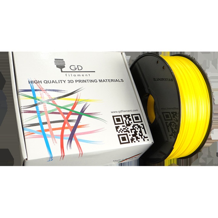 Консуматив за 3d принтер GD Filament ABS+, 1.75mm±0.05mm, жълт