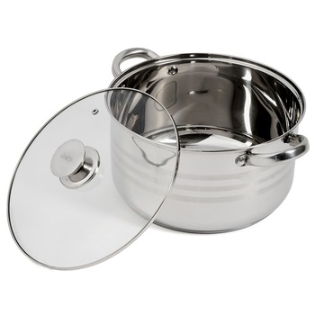 Oala cu capac Cooking by Heinner Myra, inox, inductie, 26 x 14.5 cm, 7 L Oala cu capac Cooking by Heinner Myra, inox, inductie, 26 x 14.5 cm, 7 L