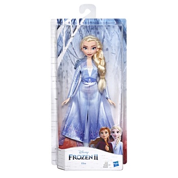 Papusa Disney Frozen II - Elsa, cu articulatii, 27 cm Papusa Disney Frozen II - Elsa, cu articulatii, 27 cm