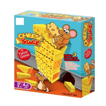 Joc Educativ De Stivuire Si Echilibru Mouse Cake 22 De Piese Emag Ro
