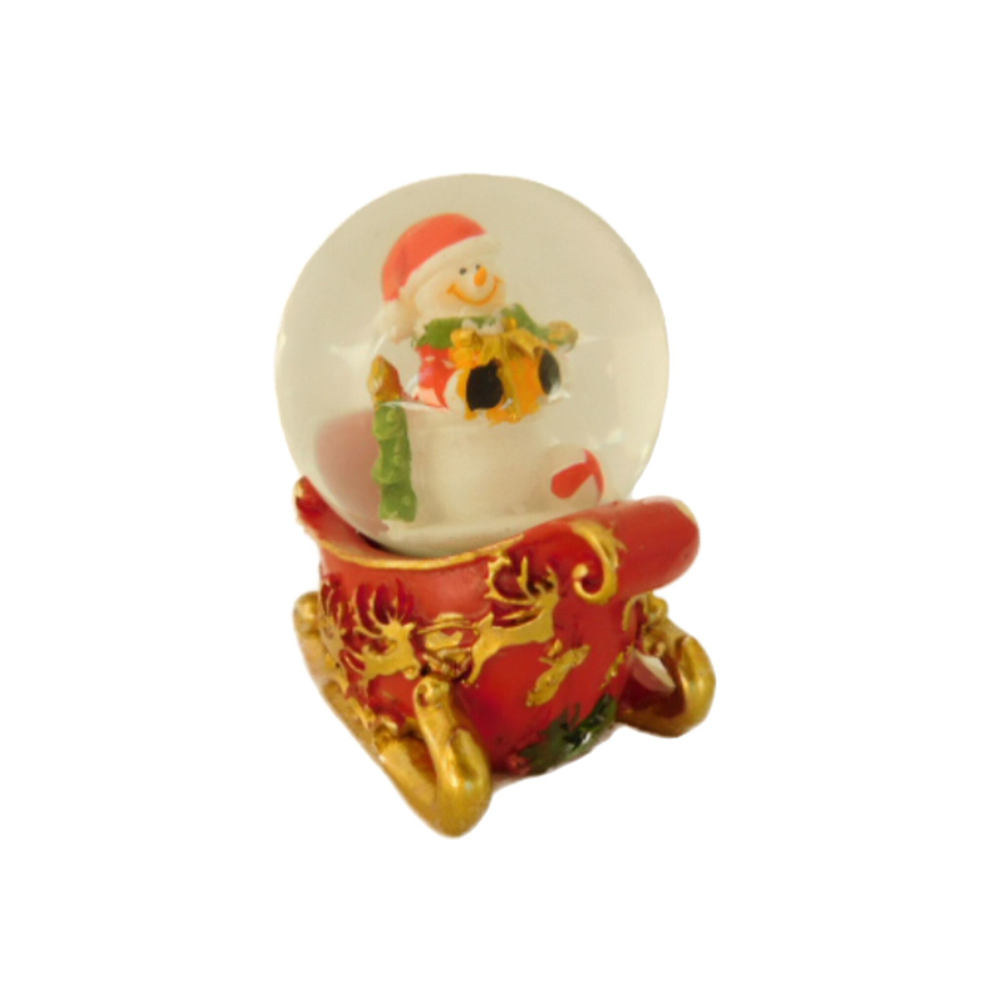 Glob cu zapada - Design Om de zapada pe sanie - 4 cm