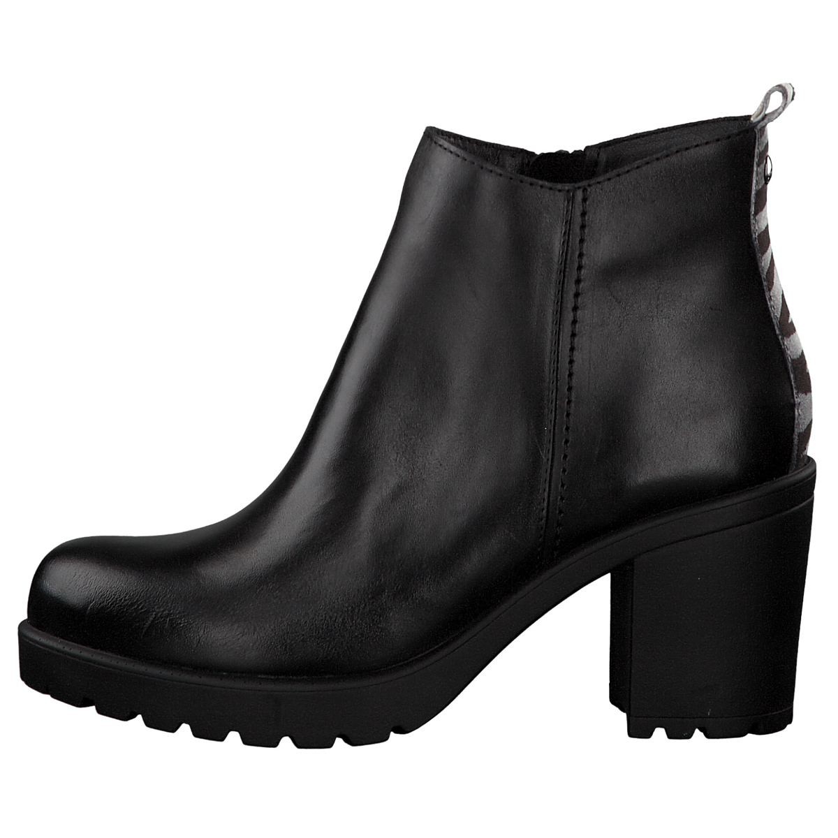 Ghete dama, din piele naturala, marca s.Oliver, 5-25466-23-01-N-15, negru, Negru