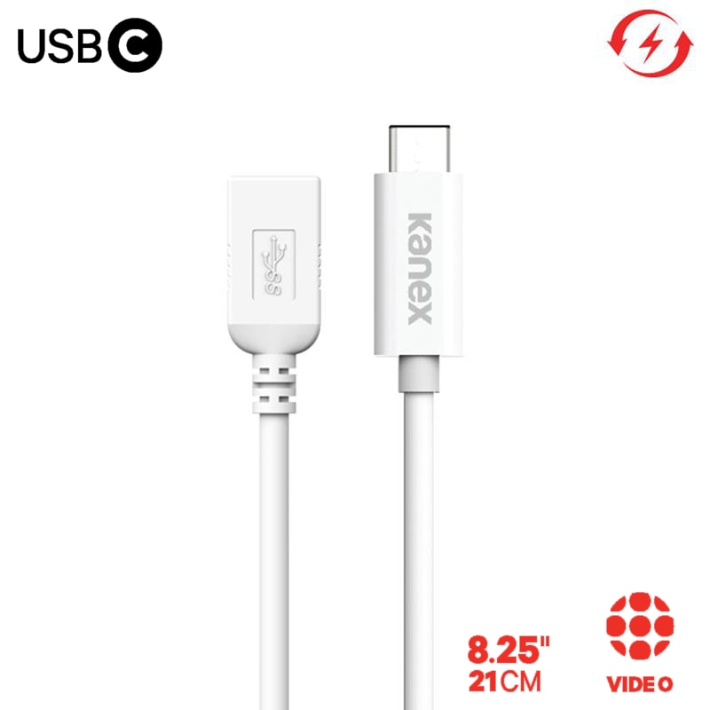 Adaptor USB-C La USB Mama, 21 Cm, Alb - EMAG.ro