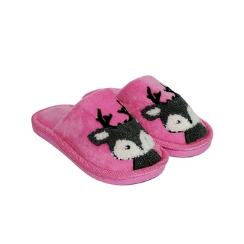 Papuci casa copii Trendd Cornito, Roz Papuci casa copii Trendd Cornito, Roz