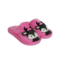 Papuci casa copii Trendd Cornito, Unisex Roz 32-33