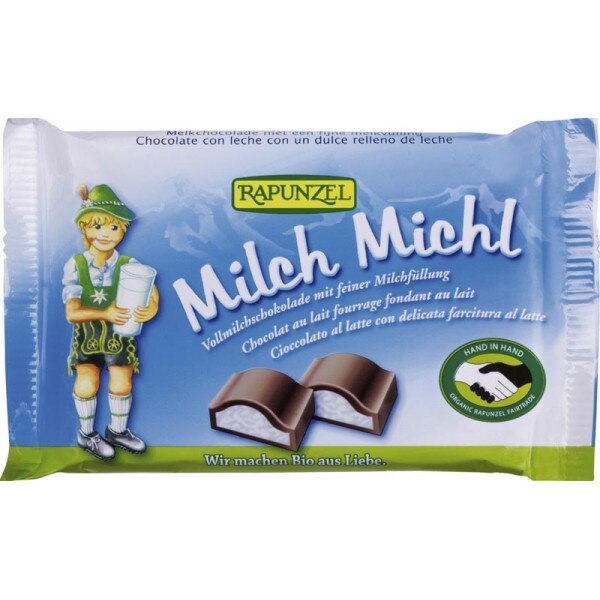 Ciocolata de lapte cu crema de lapte , Rapunzel, 100g