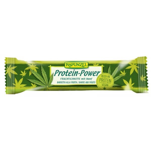 Baton proteic din fructe cu canepa fara zahar, Rapunzel, 30g