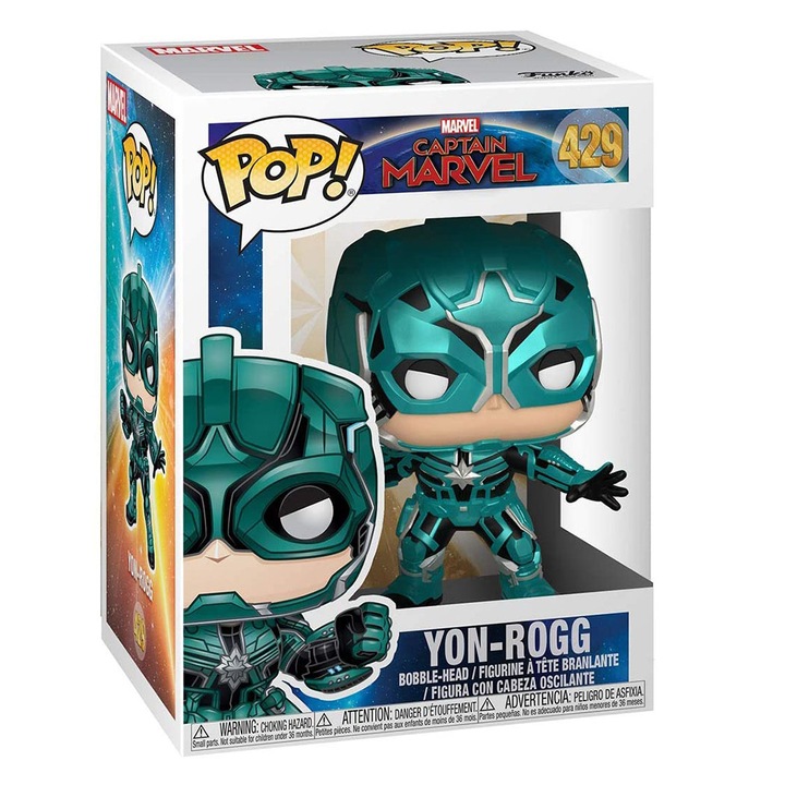 Figurina Funko Pop! Marvel - Captain Marvel, Yon-Rogg Star Commander 429