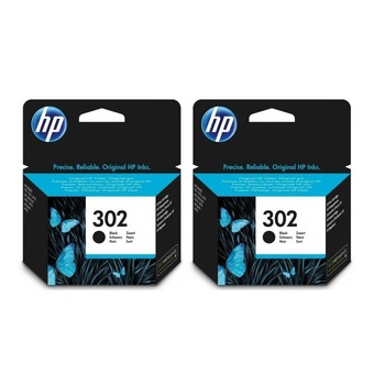 Pachet cartuse cerneala F6U66AE (302) negru x 2 HP original 7ml 380 pagini Pachet cartuse cerneala F6U66AE (302) negru x 2 HP original 7ml 380 pagini