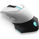 Mouse gaming wireless Alienware 610M, Lunar Light